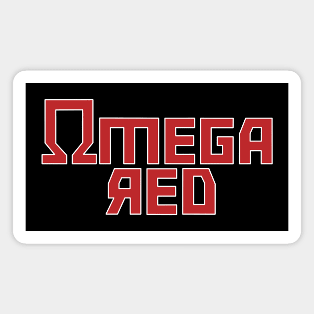 Omega Red Logo Magnet by JamesCMarshall